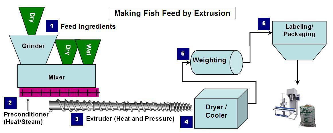 Floating Fish Feed Pellet MachineFloating Fish Feed Pellet extruder